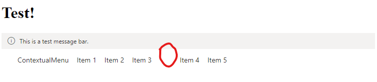 CommandBar: ContextualMenuItemType not being honored (e.g., not divider ...