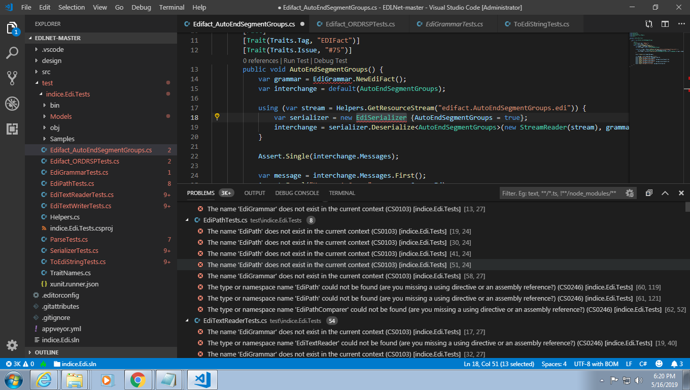 Build and Test EDI.Net under vscode · Issue #126 · indice-co/EDI.Net ...