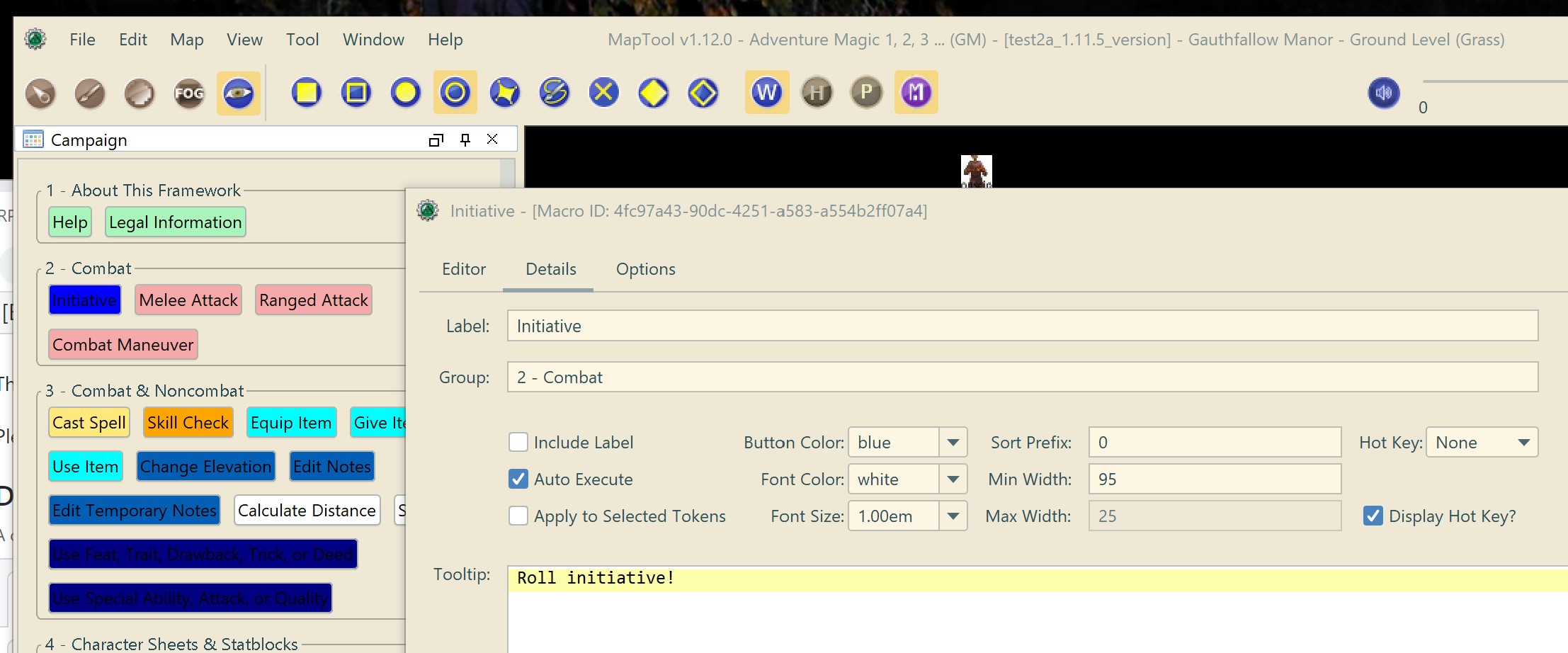[Bug] Macro button font color ignored in MapTool 1.12.0 Beta 3 · Issue