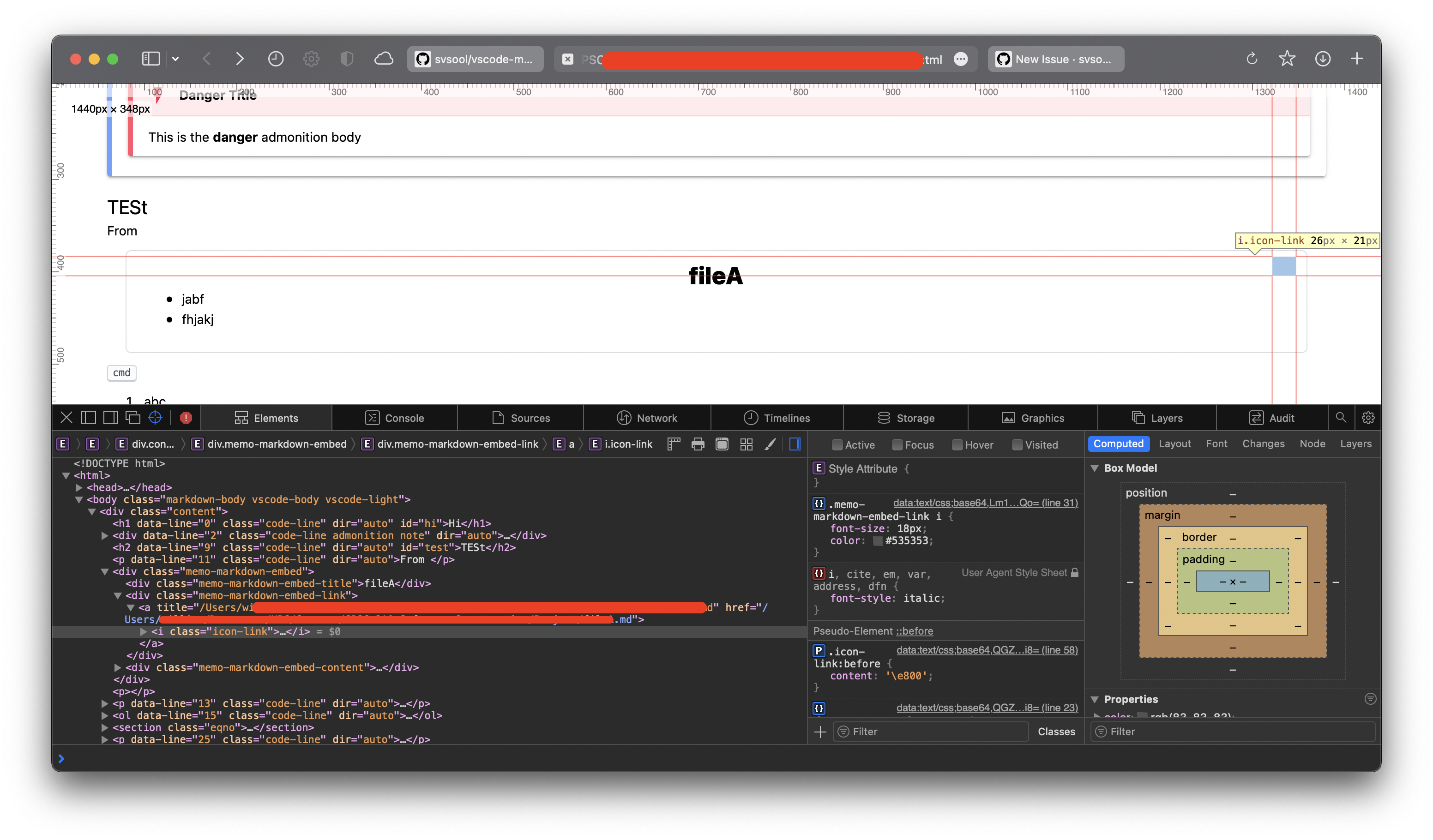 link-icon-of-the-embedded-section-is-missing-when-exporting-to-html-pdf