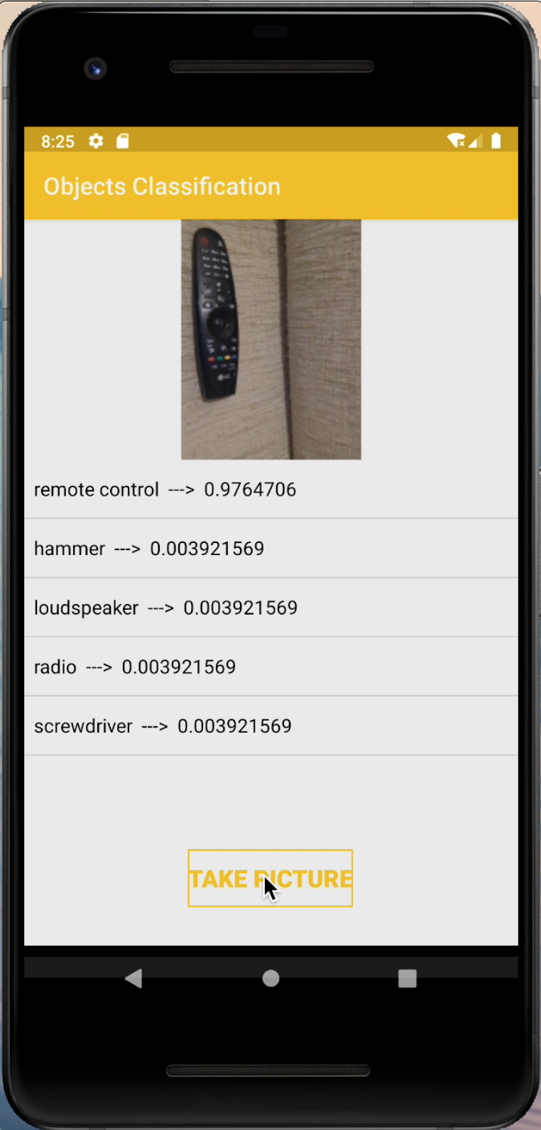 GitHub - NorahAlShaikhMubarak/ObjectClassificationApp: Object ...