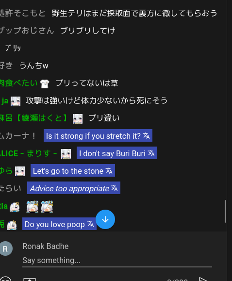 kanata messages not being translated