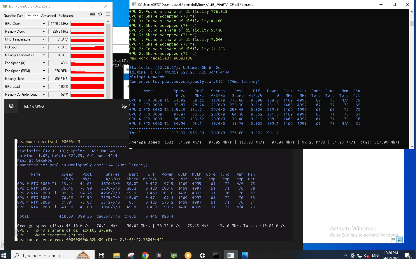 1.68 - No problems · Issue #1873 · Lolliedieb/lolMiner-releases · GitHub