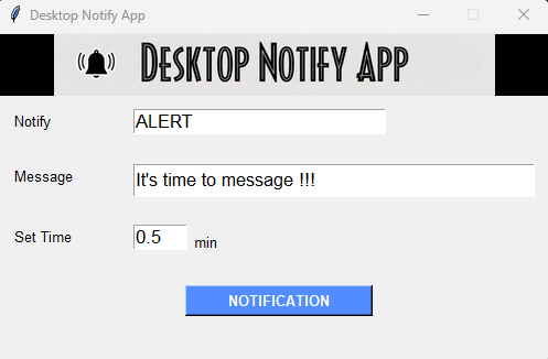 GitHub - ozansarisoy/DesktopNotifyApp: Desktop notification program