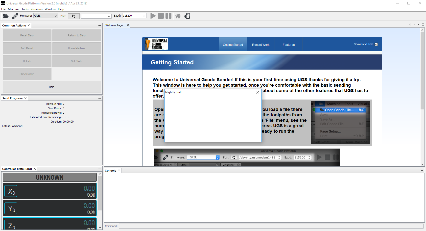 Stuck on a blank dialog box after launching. Unable to close or ...