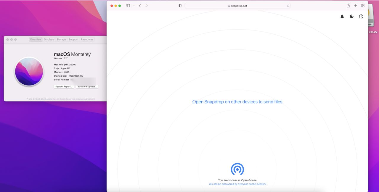 MacOS Monterey Mac not being discovered · Issue 421 · RobinLinus