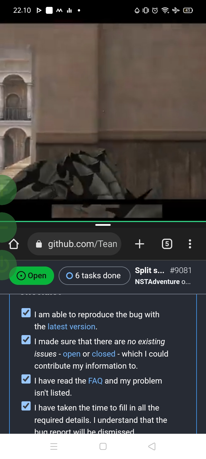 Split Screen Video Size Issue 9081 Teamnewpipe Newpipe Github