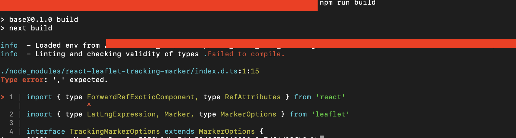 Error when npm run build, in nextjs (typescript) · Issue #26 ...