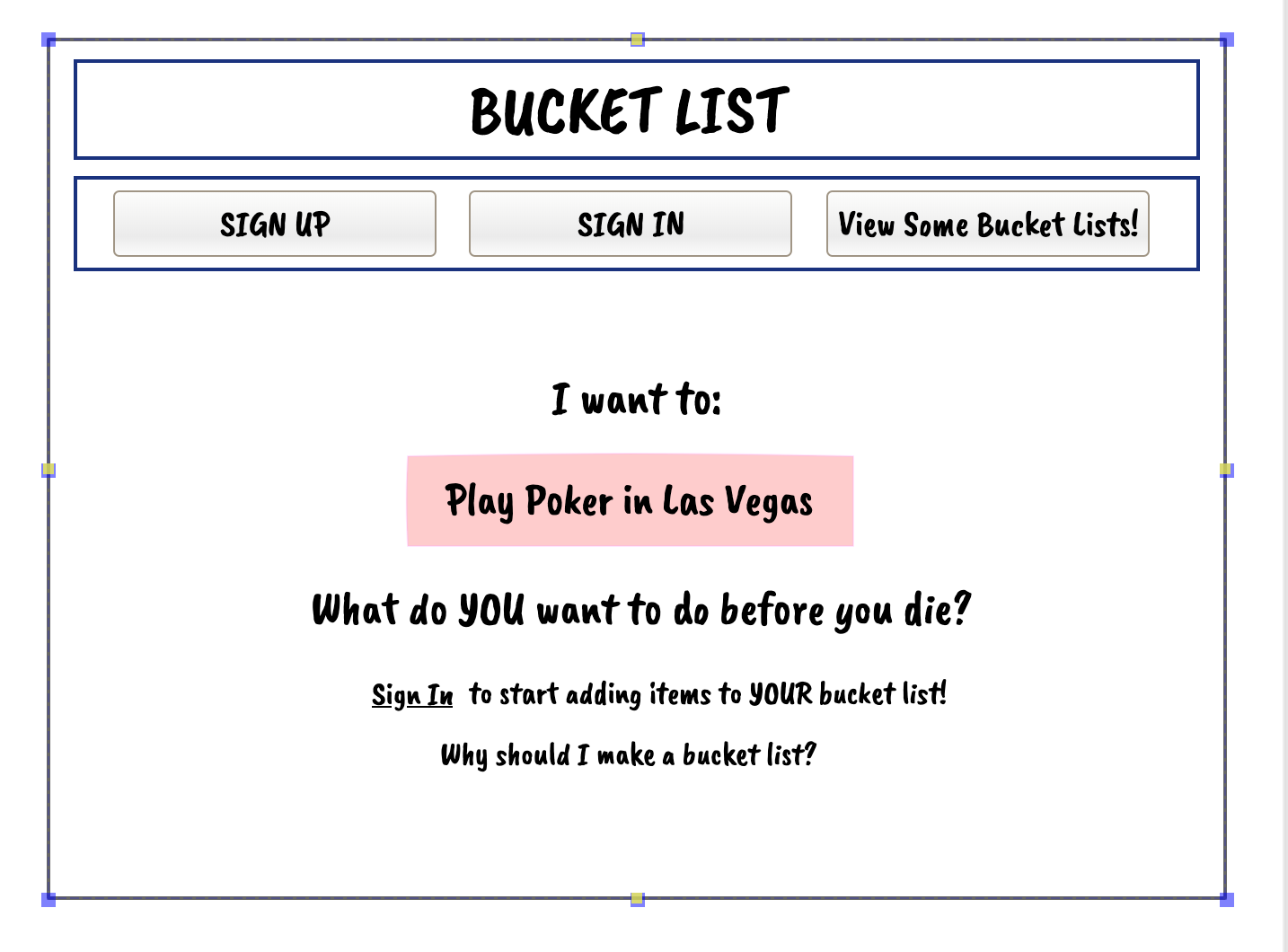 GitHub - 200-success/bucket-list-client: Frontend for our bucket list SPA.