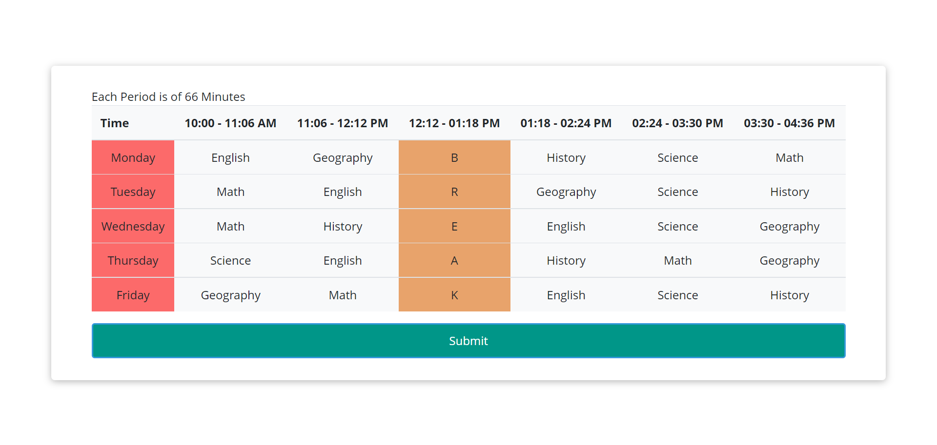 GitHub - thepl4n/Time-Table-Generate: This project will help colleges ...