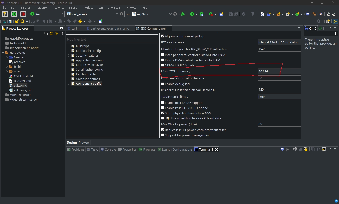 Esp32-C2 boudrate output error (IDFGH-8827) · Issue #10255 · espressif ...