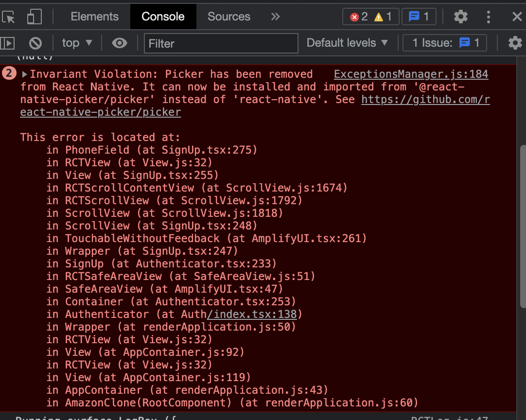 [Feedback]withauthenticator Error · Issue #574 · aws-amplify/amplify-ui ...