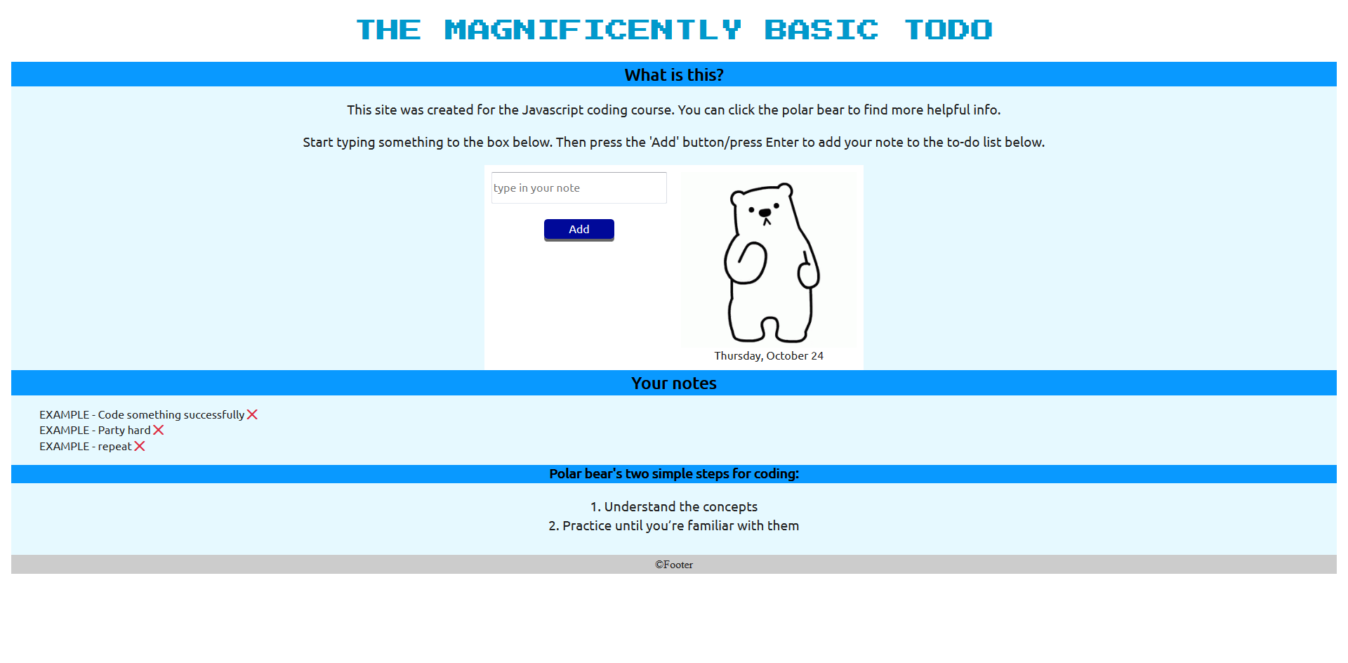GitHub - 1800plan/todo-javascript: Basic to-do that uses Javascript ...