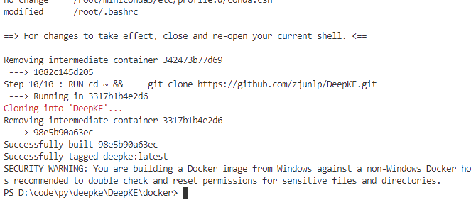 dockerfile部署后，训练和预测都会报错 · Issue #248 · zjunlp/DeepKE · GitHub