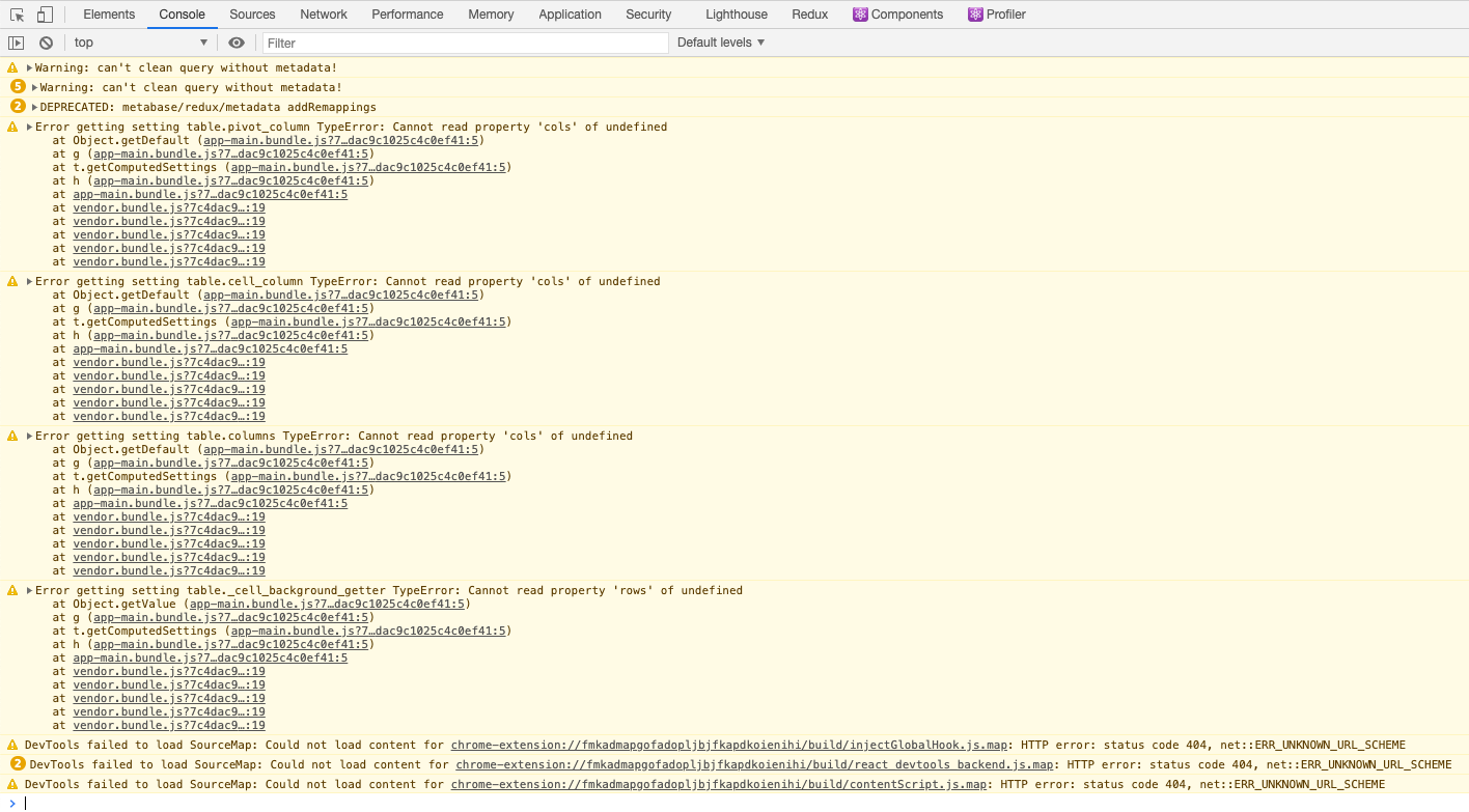 React error when loading individual record · Issue #13627 · metabase ...