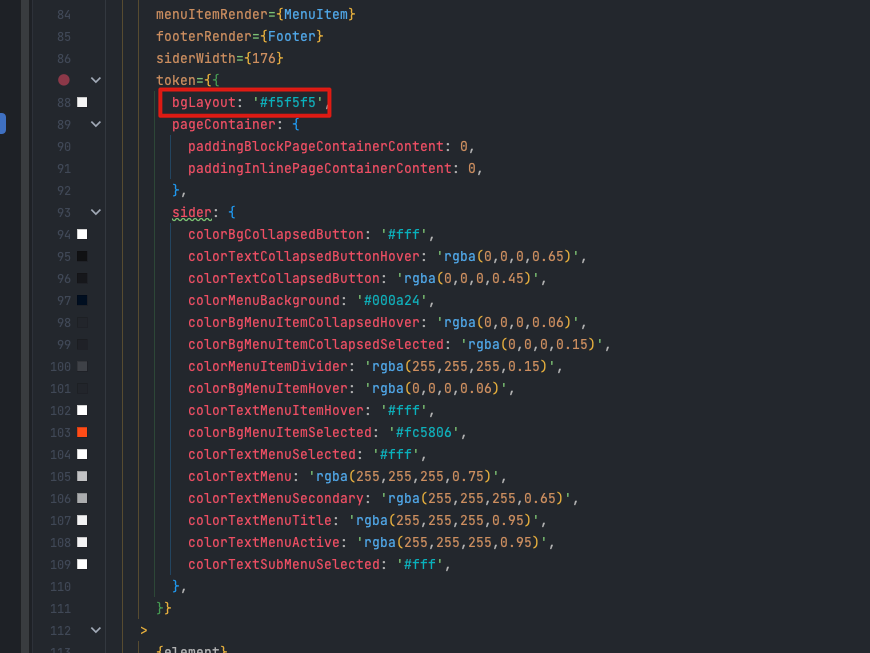 🐛[BUG] 通过 token 修改 layout 的背景颜色失败 · Issue #6307 · ant-design/pro ...