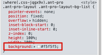 🐛[BUG] 通过 token 修改 layout 的背景颜色失败 · Issue #6307 · ant-design/pro ...
