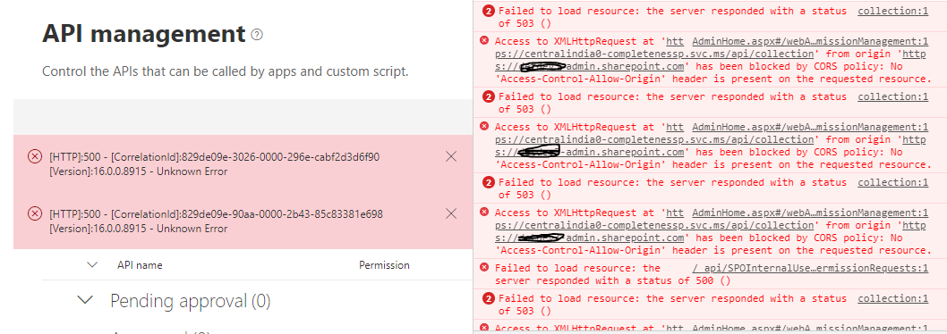 Error while granting permissions in SharePoint API Management · Issue ...