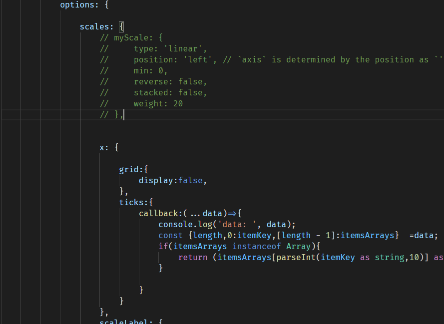 我在应用ts项目中时,chart.js中的typescript类型提示是极差的,换而言之, 有typescript跟没有是一样的 这点做得非常 ...