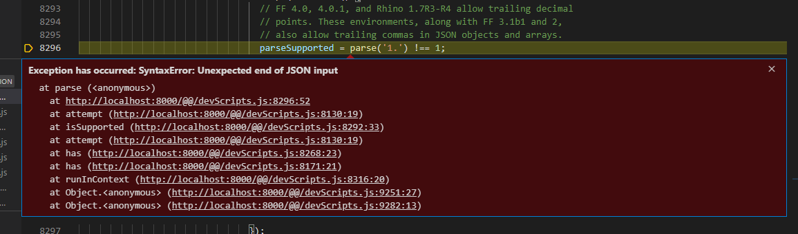 🐛[BUG]重新安装依赖后报错了： Unexpected token in JSON at position 1 at parse ...