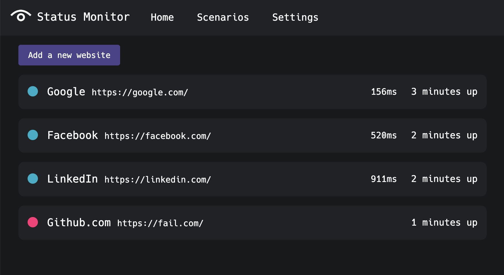 GitHub statusmonitor/statusmonitor A powerful up/down status