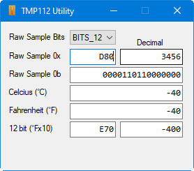 GitHub - gsmrana/TMP112-Utility: TI's TMP112 temperature sensor data ...