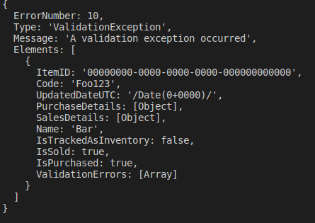 Cant create new Items · Issue #419 · XeroAPI/xero-node · GitHub