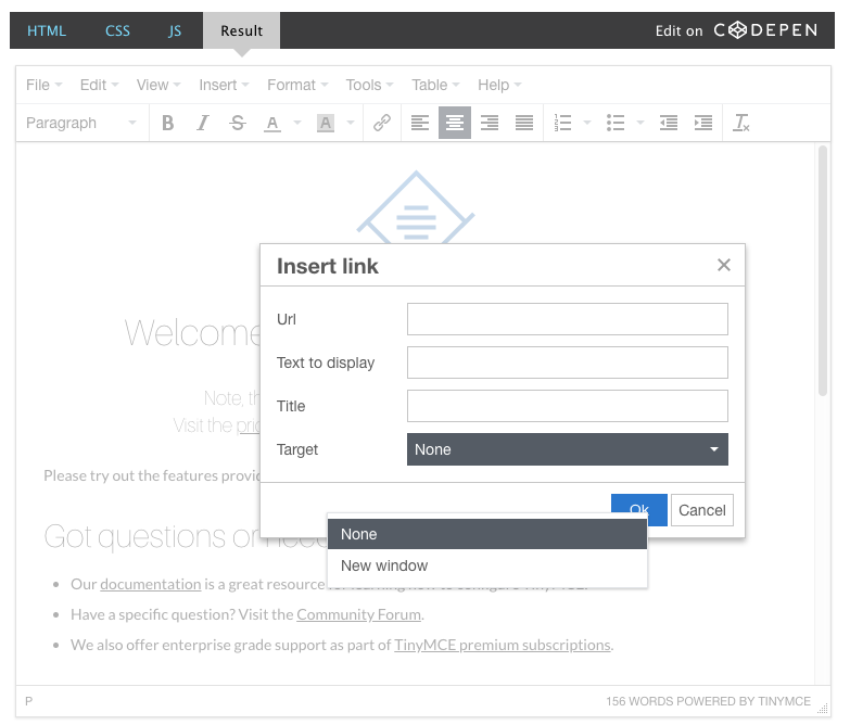 Tinymce Wrong Dropdown Menu Position – ZGZM