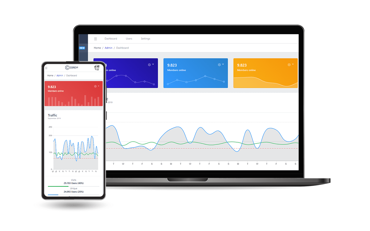 Django CoreUI Dashboard - open-source Django Admin Theme built on top of CoreUI Dashboard Design