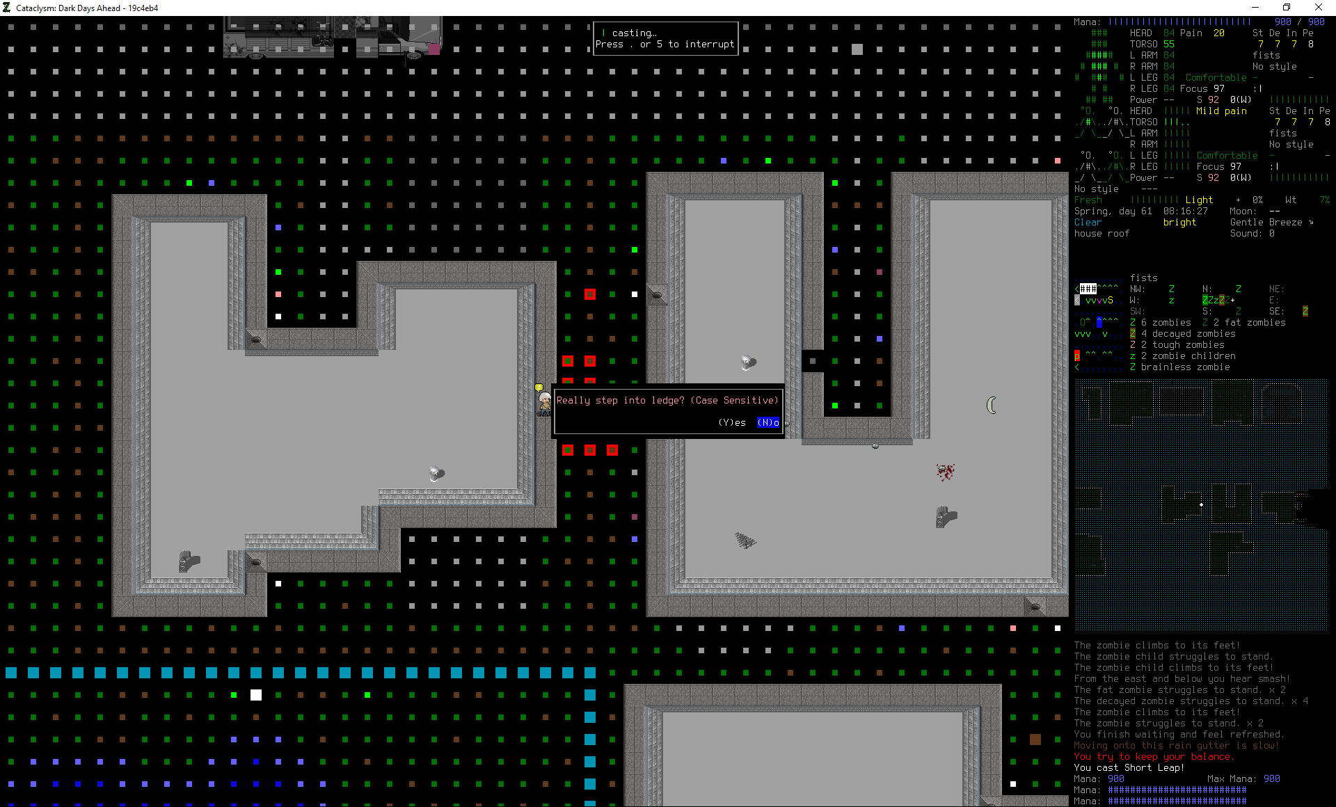 "Dash" effect spells throw up repeated ledge prompts, behave strangely