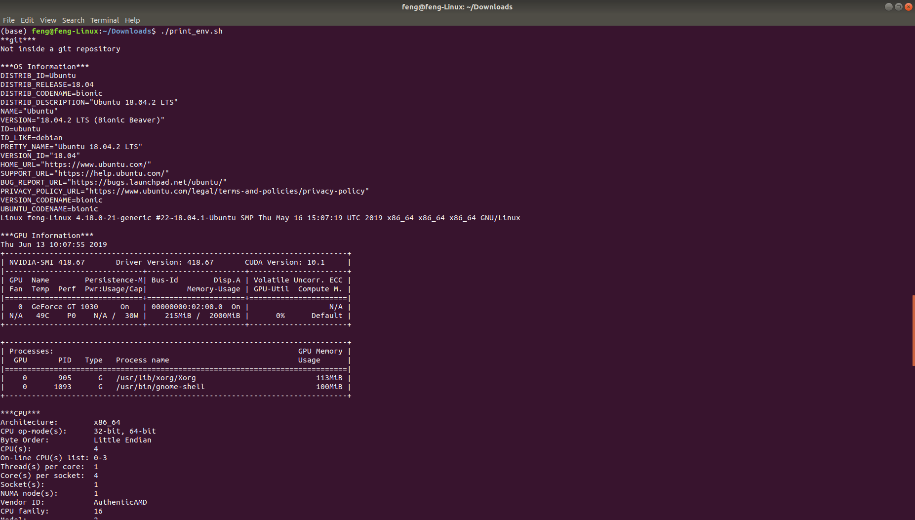 Illegal instruction (core dumped) · Issue #1988 · rapidsai/cudf · GitHub