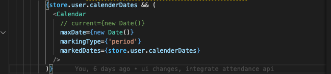 Calendar dates not getting marked · Issue #1271 · wix/react-native ...