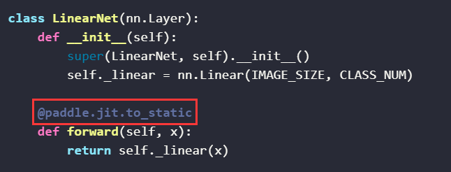 “paddle.jit.save”中“@paddle.jit.to_static”的作用是？ · Issue #31096 ...