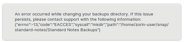 Error occurred while changing your backups directory · Issue #595 ...