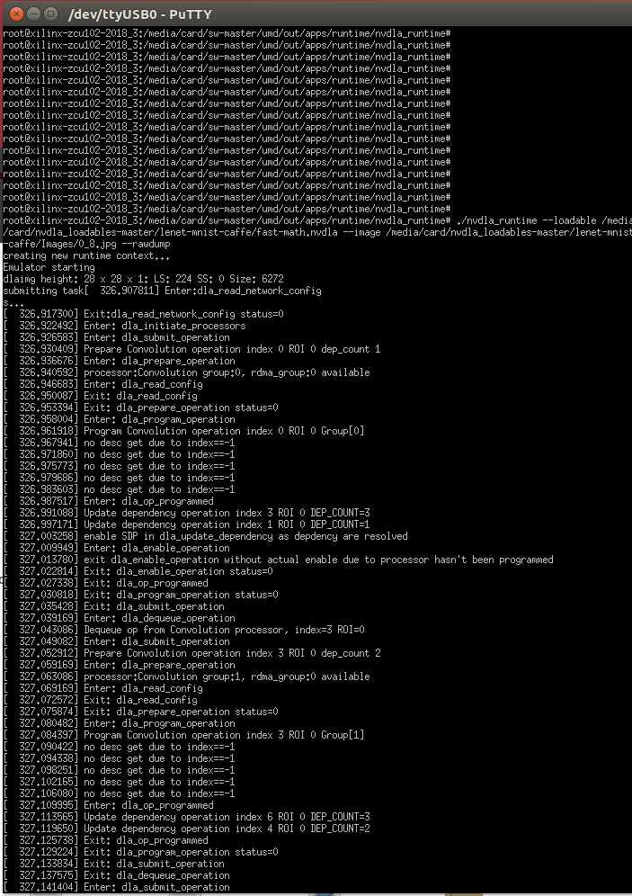 Error when trying to run loadable files · Issue #172 · nvdla/sw · GitHub