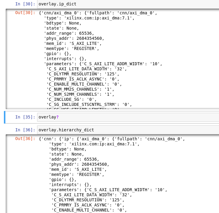 AttributeError Could not find IP or hierarchy memory in overlay · Issue 1360 · Xilinx/PYNQ