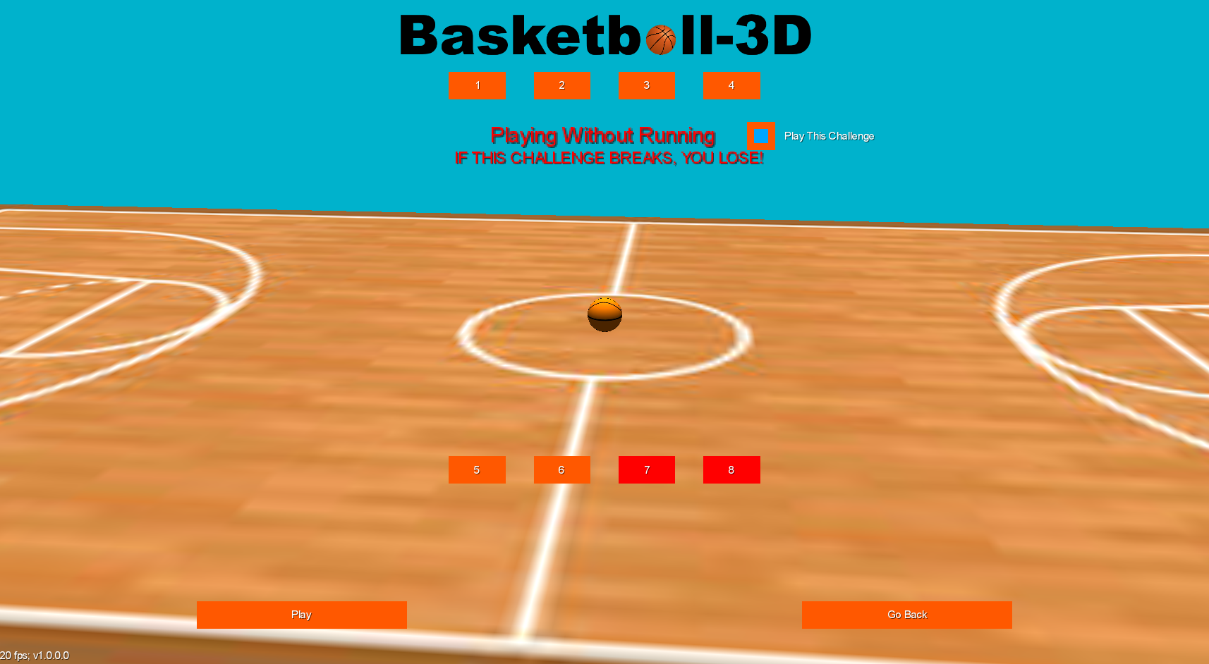 GitHub vsl700/Basketball3D A 3D basketball simulator, where the