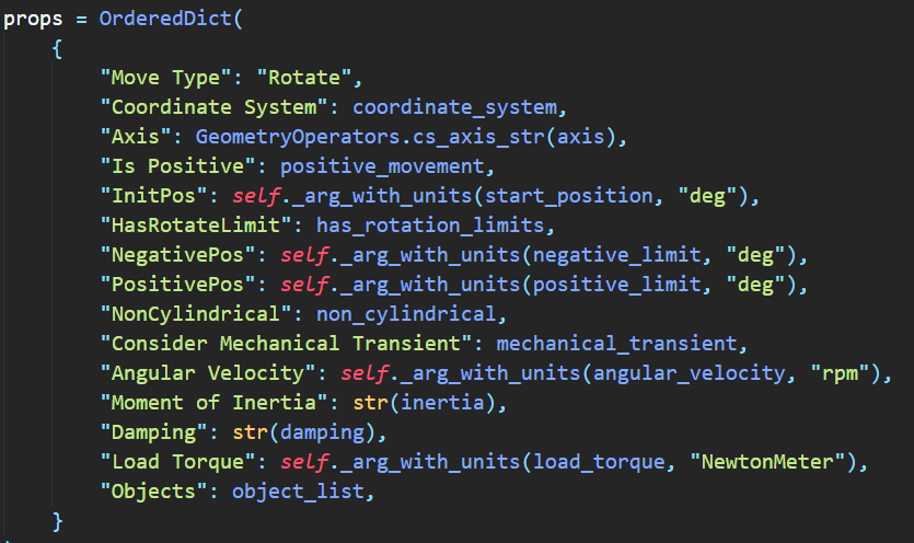 Got some problem in change motions parameters 😭 · Issue #1099 · ansys ...