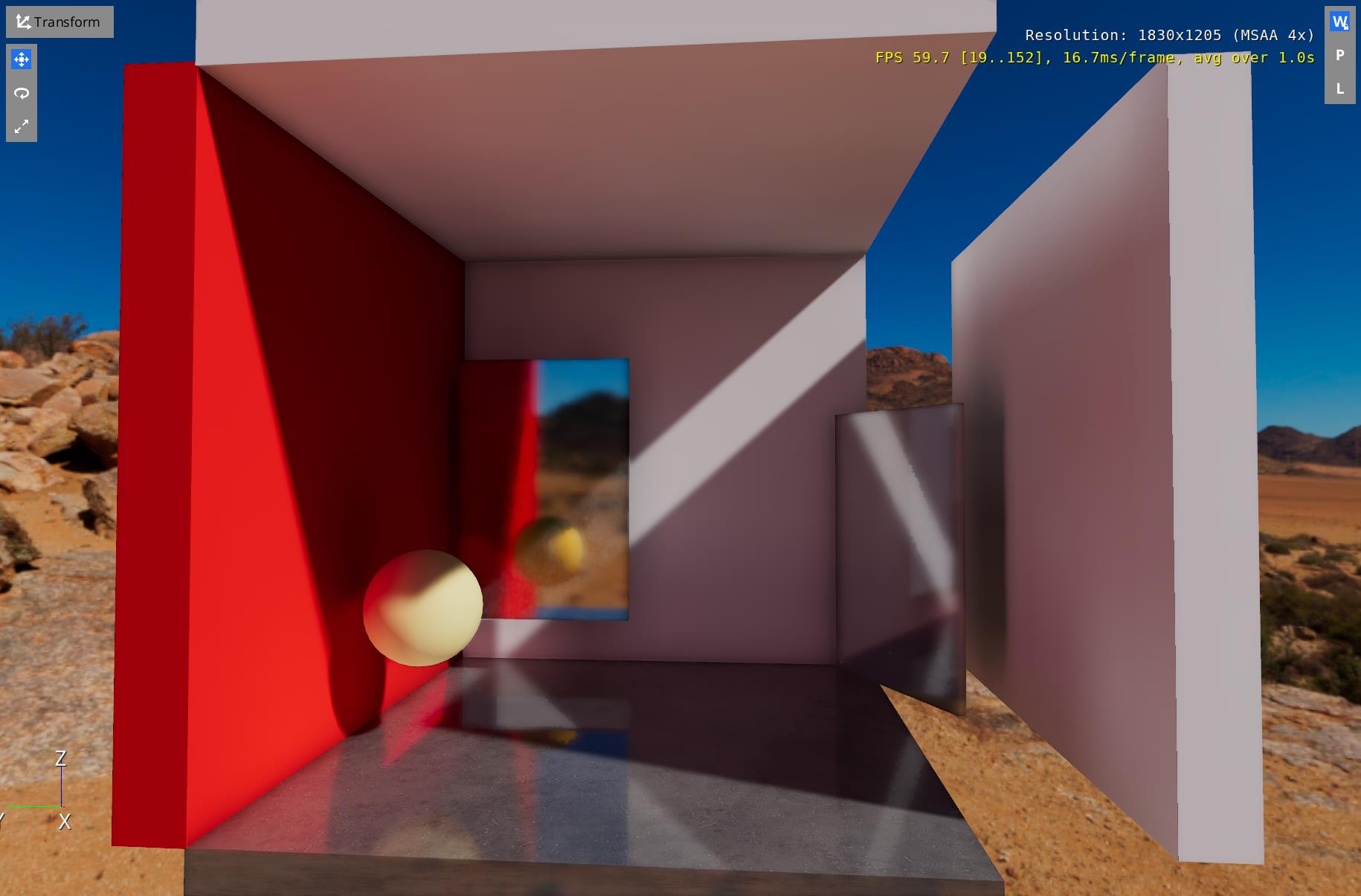 Basic ray-traced reflections · o3de o3de · Discussion #14952 · GitHub