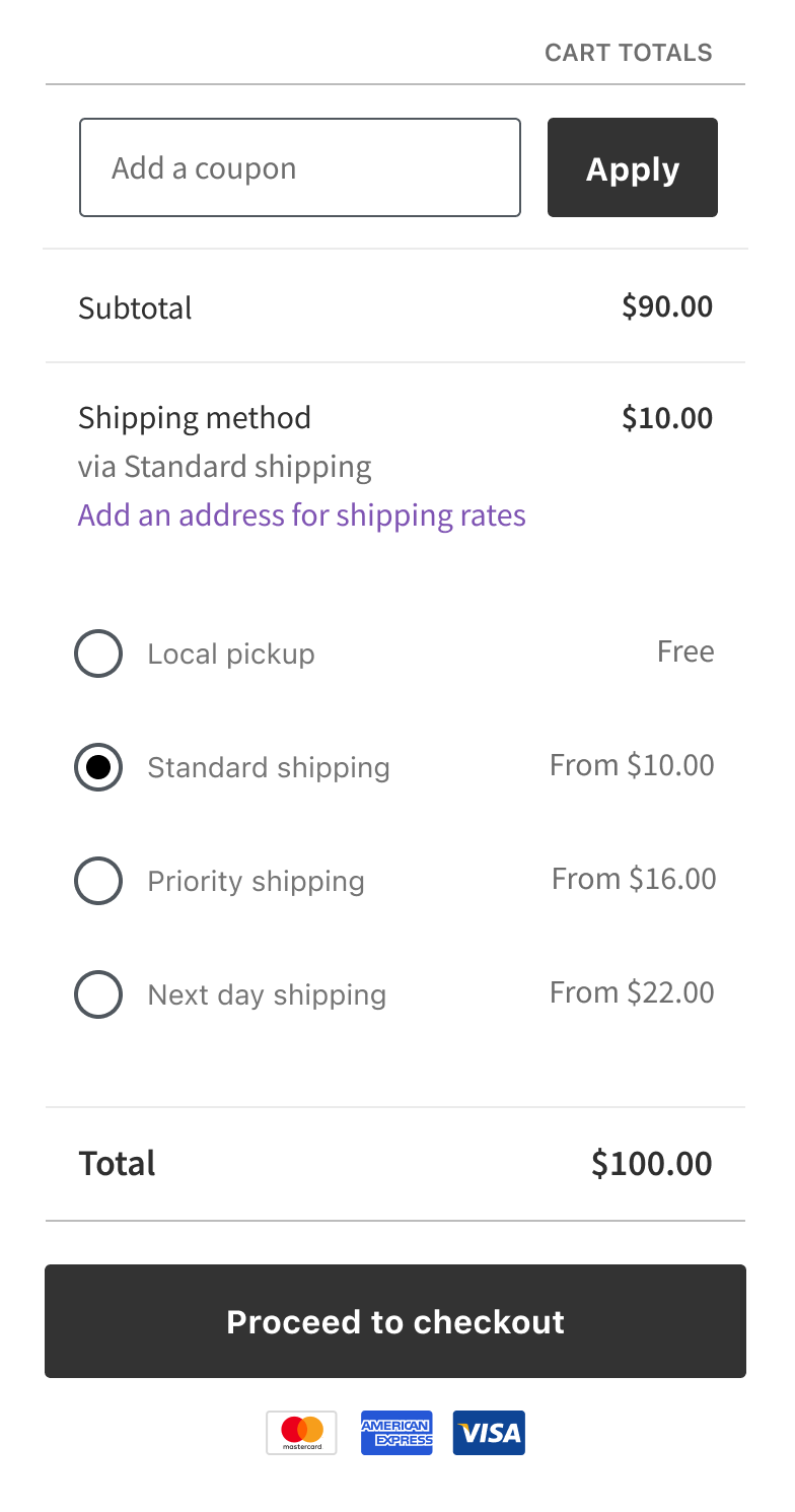 Update E2E test cases for adding coupons in Cart and Checkout. · Issue