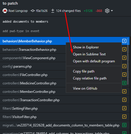 Github commited files bulk open with text editor · Issue #15013 ...