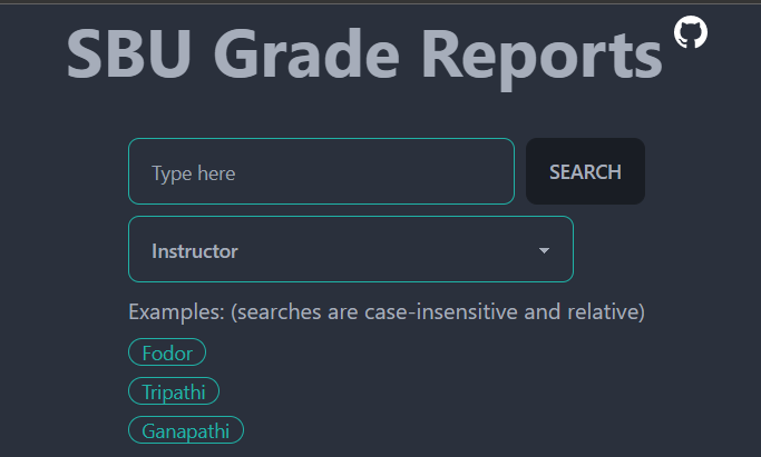 GitHub - jiechenmc/SBUGradeReports: Responsive web application for ...