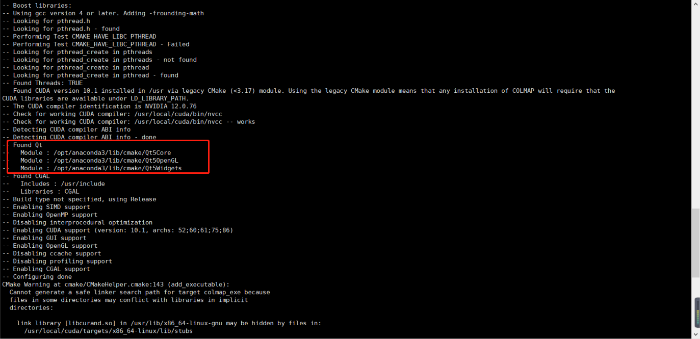 When i run cmake gninja there are some problems need help