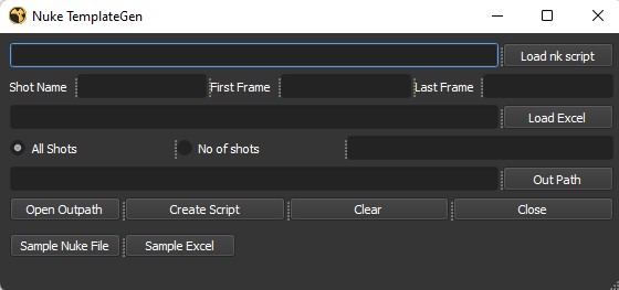 Script Nuke Comp Template GitHub - anandhaiyappan/NukeTemplateGen