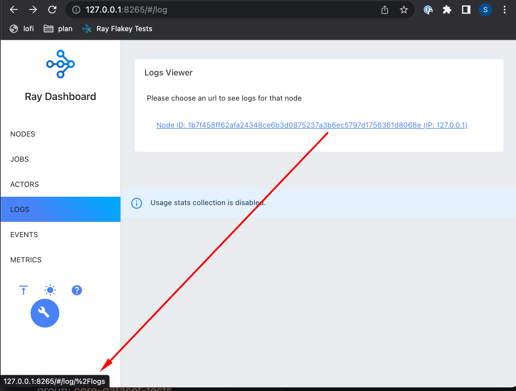 [Dashboard] Link to view node's logs are broken · Issue #31196 · ray ...