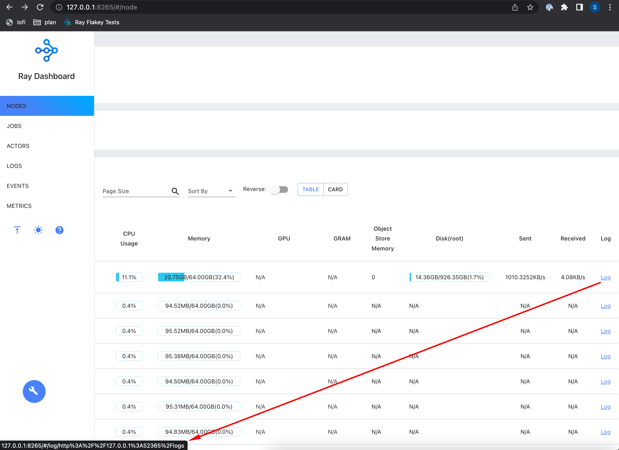 [Dashboard] Link to view node's logs are broken · Issue #31196 · ray ...