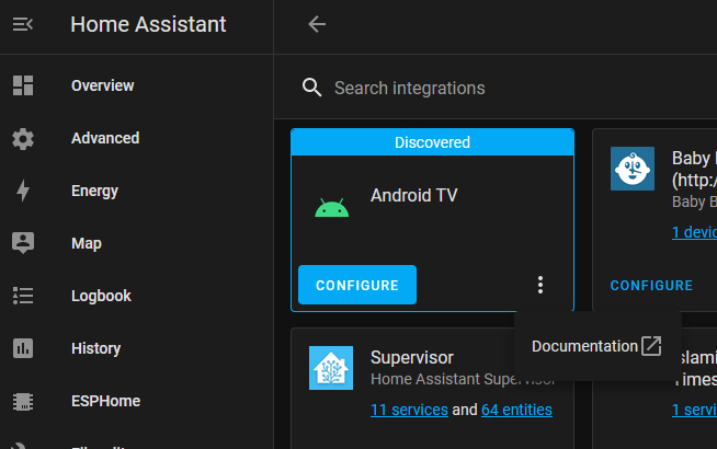 AndroidTV integration discovered can't be ignored · Issue #65994 · home ...
