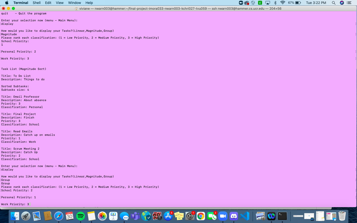 GitHub - IngridAMorales/Task-Scheduler: Final project for Software ...