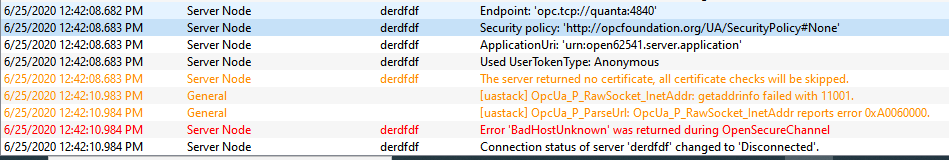 Unable to register Milo server with open62541 LDS. · Issue #3745 ...
